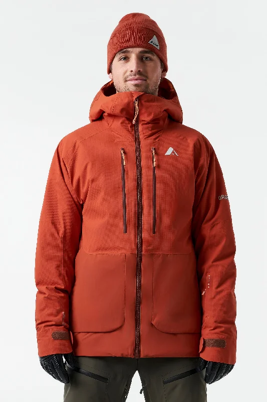 Men's Alaskan Insulated Jacket-Terracotta