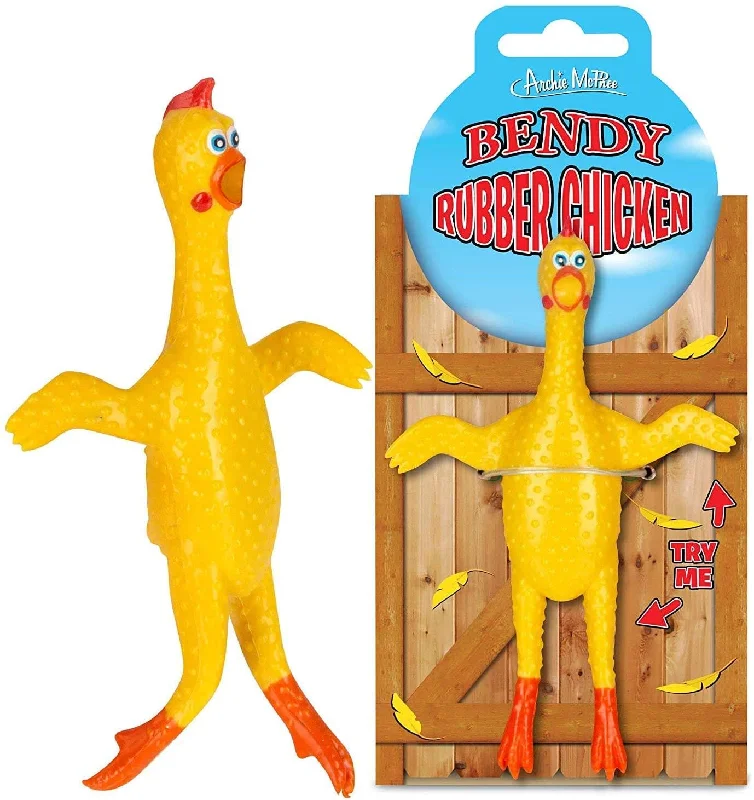 The Elder Scrolls Skyrim Dragonborn Action Figures​ Bendy 5 Inch Rubber Chicken Toy