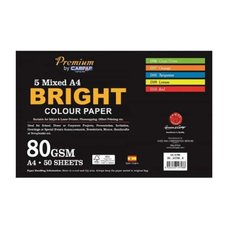 Landscape painting art supplies for outdoor painting​ Campap Bright Colour Paper