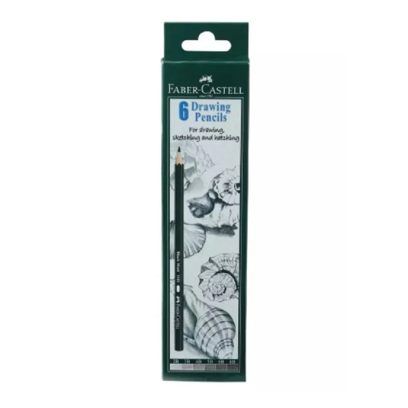 Handicraft supplies for making personalized picture frames Faber Castell 6 Drawing Pencils