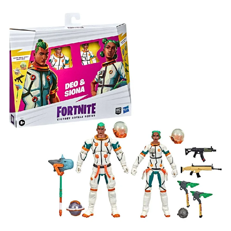 Jak and Daxter Jak Action Figures​ Fortnite Victory Royale Series Deo & Siona 6" Inch Scale Action Figure - Hasbro
