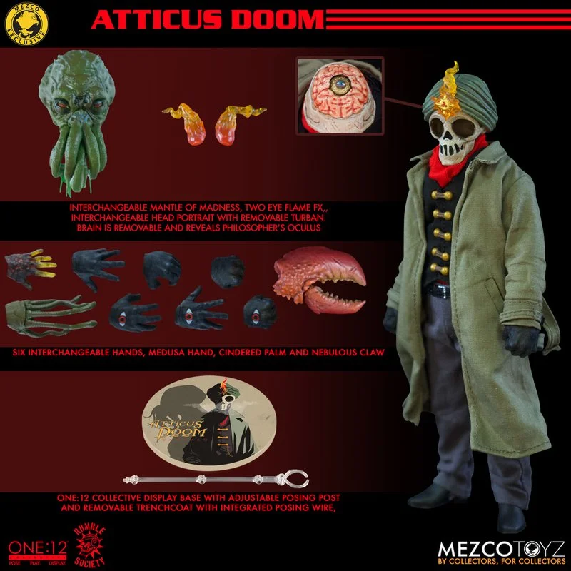 Fallout Vault Dweller Action Figures MEZCO One:12 Collective Rumble Society - Atticus Doom Action Figure (Mezco Exclusive) Fallout Vault Dweller Action Figures MEZCO One:12 Collective Rumble Society - Atticus Doom Action Figure (Mezco Exclusive)