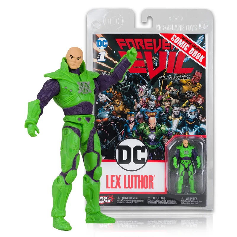 Incredibles Family Action Figures​ Page Punchers Lex Luthor w/Forever Evil Comic 3" Scale Action Figure - (DC Direct) McFarlane Toys
