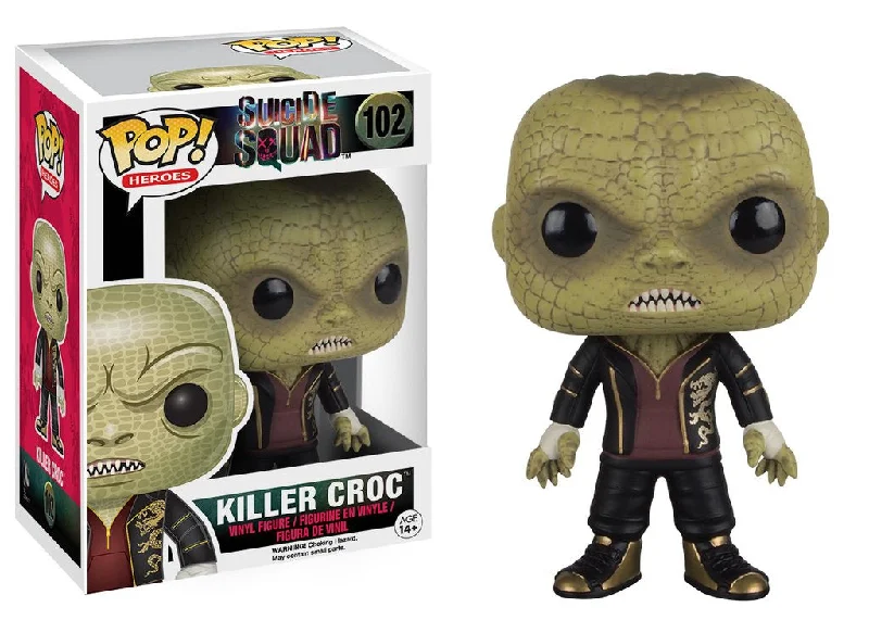 Cars Lightning McQueen and Mater Action Figures​ Suicide Squad Funko Pop Movies Vinyl Figure Killer Croc