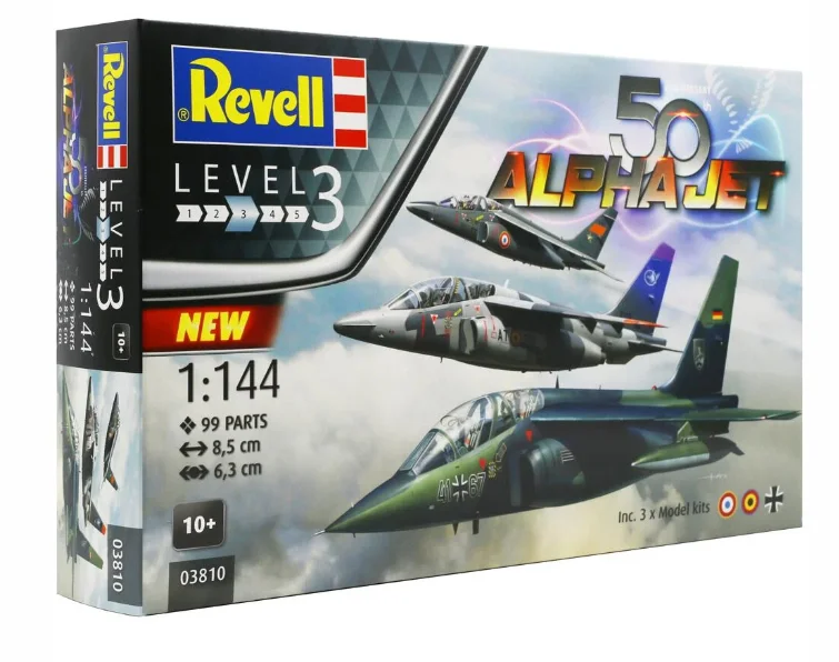 Monster truck model toys for extreme - vehicle play​ 1/144 50TH ANNIVERSARY "ALPHA JET"