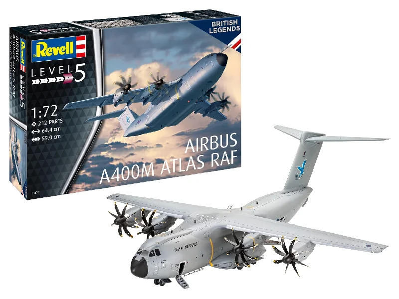 Amphibious vehicle model toys for unique play experiences​ 1/72 AIRBUS A400M ATLAS "RAF"