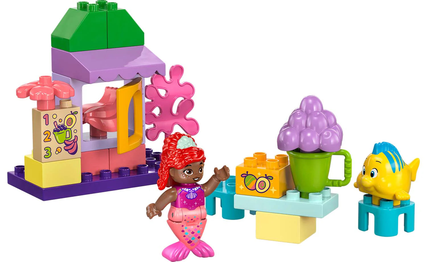 Pirate - island model toys for treasure - hunting play​ Ariel and Flounder's Café Stand