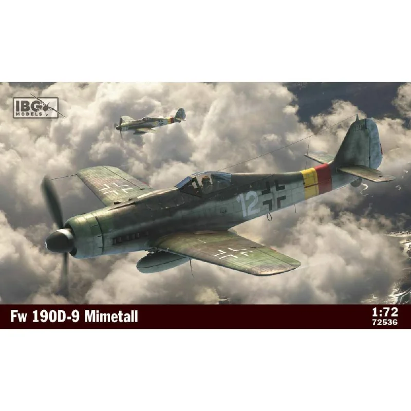 Hot air balloon model toys for a touch of whimsy​ IBG Models IBG 1/72 Focke-Wulf Fw 190D-9 Mimetall 72536