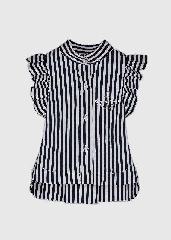 Greek - temple model toys for classical - history learning Lapin House Sleeveless striped shirt Greek - temple model toys for classical - history learning Lapin House Sleeveless striped shirt