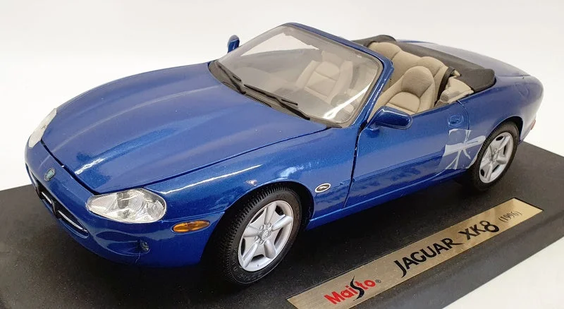 Motorboats for fishing and water cruising Maisto 1/18 Scale Diecast 31836 - 1996 Jaguar XK8 Convertible - Blue Motorboats for fishing and water cruising Maisto 1/18 Scale Diecast 31836 - 1996 Jaguar XK8 Convertible - Blue