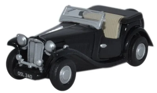 Motorboats for fishing and water cruising​ Oxford Diecast MGTC Black - 1:76 Scale