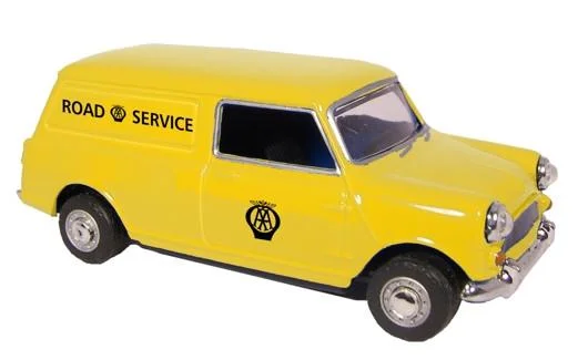 Commuter trains for daily travel between suburbs and cities​ Oxford Diecast Mini Van AA Old logo - 1:43 Scale