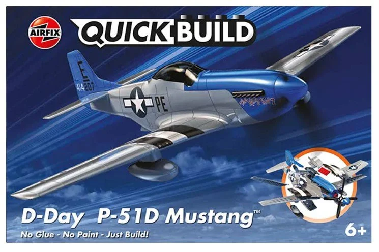 Ski resort model toys for winter - sports enthusiasts Airfix Quickbuild D-Day P-51D Mustang J6046 Ski resort model toys for winter - sports enthusiasts Airfix Quickbuild D-Day P-51D Mustang J6046