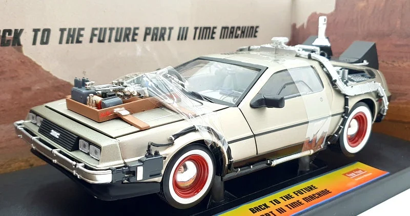 Luxury coaches for long - distance comfortable rides​ Sunstar 1/18 Scale 2712 Back To The Future Part 3 Time Machine Delorean