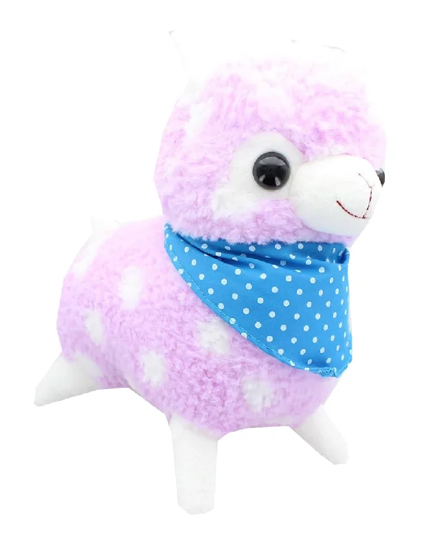 Plush toys for historians with historical - figure - inspired looks Alpaca 12-Inch Plush w/ Bandana - Pastel Purple Plush toys for historians with historical - figure - inspired looks Alpaca 12-Inch Plush w/ Bandana - Pastel Purple