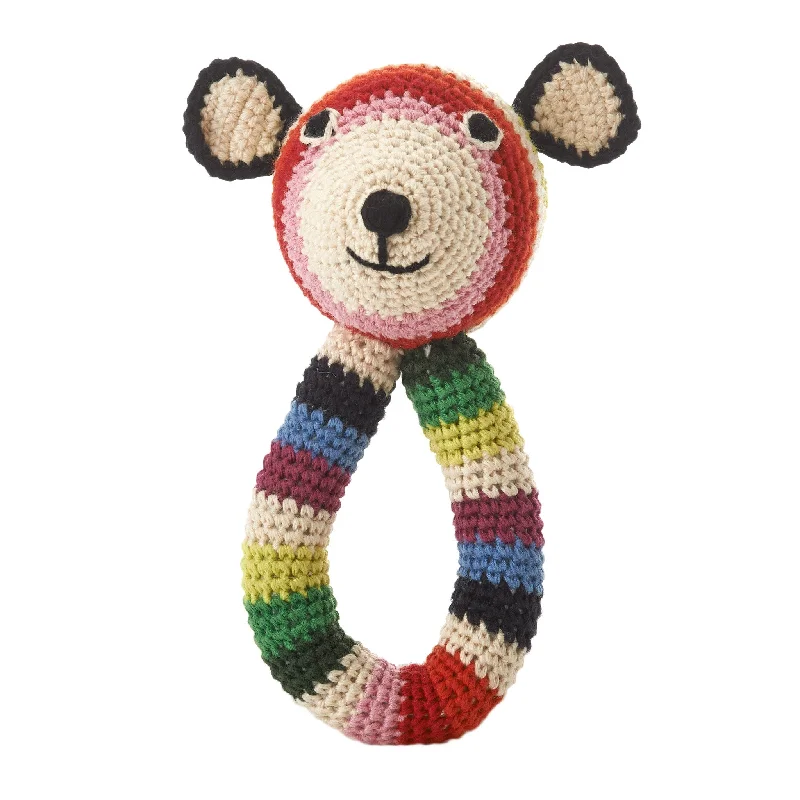 Plush toys for farmers with tractor - or hay - bale - shaped accents Anne-Claire Petit Teddy Ring Crochet-Bell Mix Plush toys for farmers with tractor - or hay - bale - shaped accents Anne-Claire Petit Teddy Ring Crochet-Bell Mix