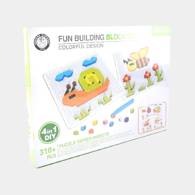 Puzzle - inspired jewelry with small puzzle elements​ Fun Building Block Set | 310Pcs