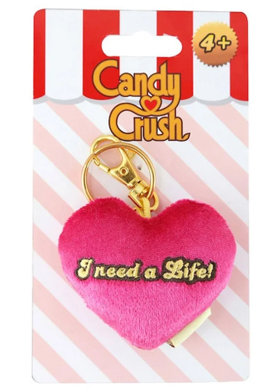 Valentine's Day plush toys with heart motifs Candy Crush Saga Plush Clip On: I Need A Life Valentine's Day plush toys with heart motifs Candy Crush Saga Plush Clip On: I Need A Life