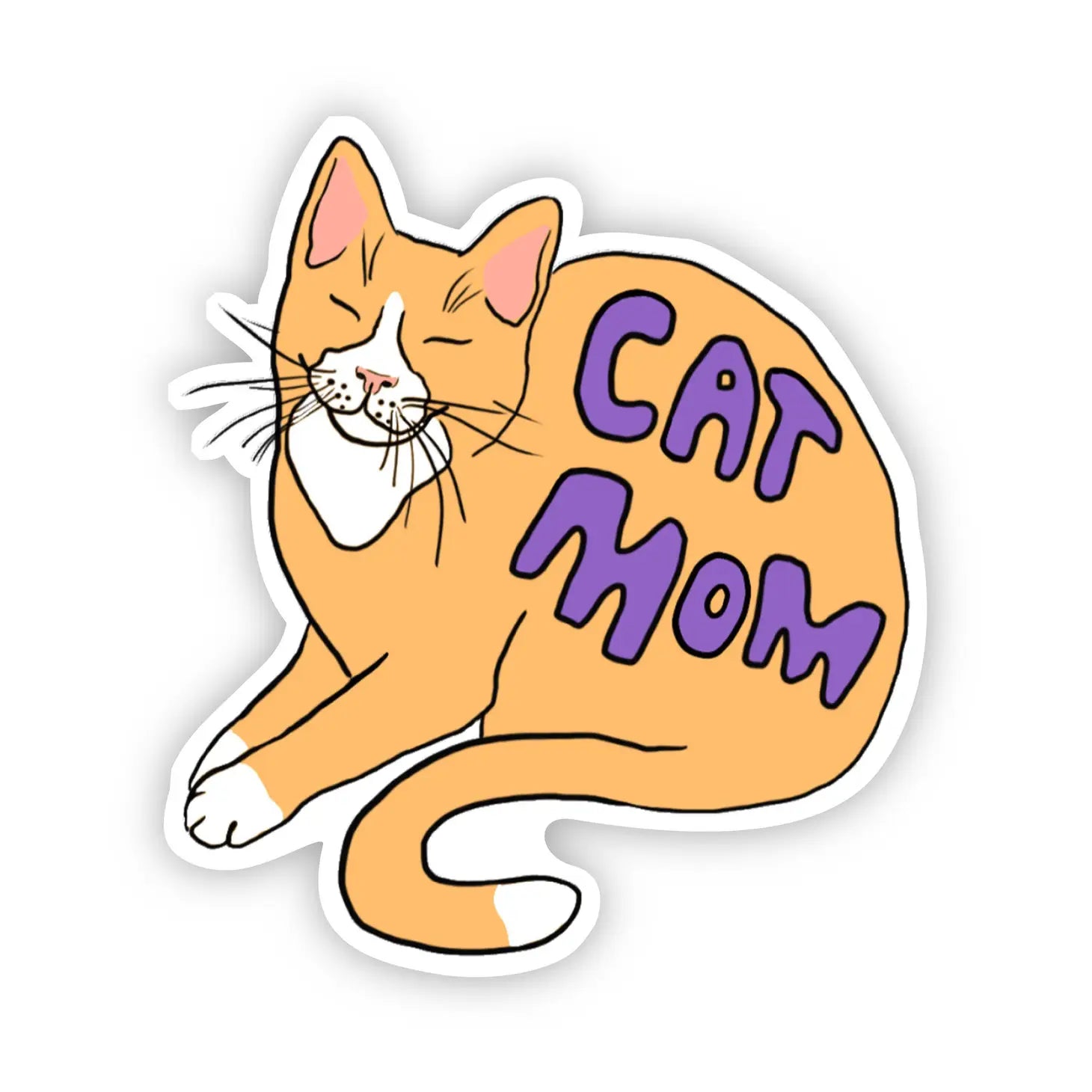 Space - themed plush toys for astronomy - crazy kids​ Cat Mom Sticker