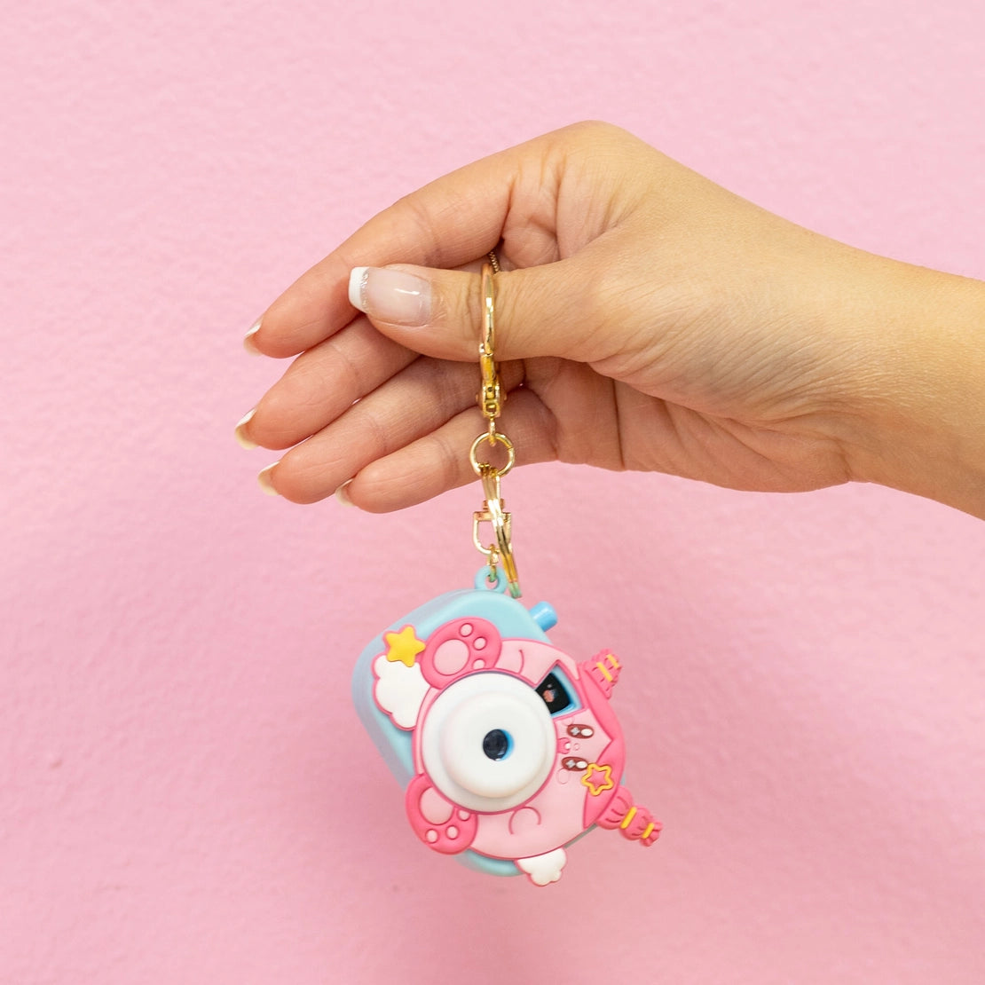 Plush toys for geologists with rock - or crystal - shaped designs​ Clouds Mini Projector Camera Keychain