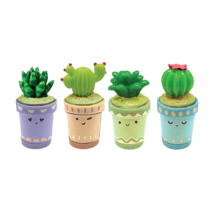 Plush toys with scented inserts for a calming effect​ Cutie Cactus Lip Balm