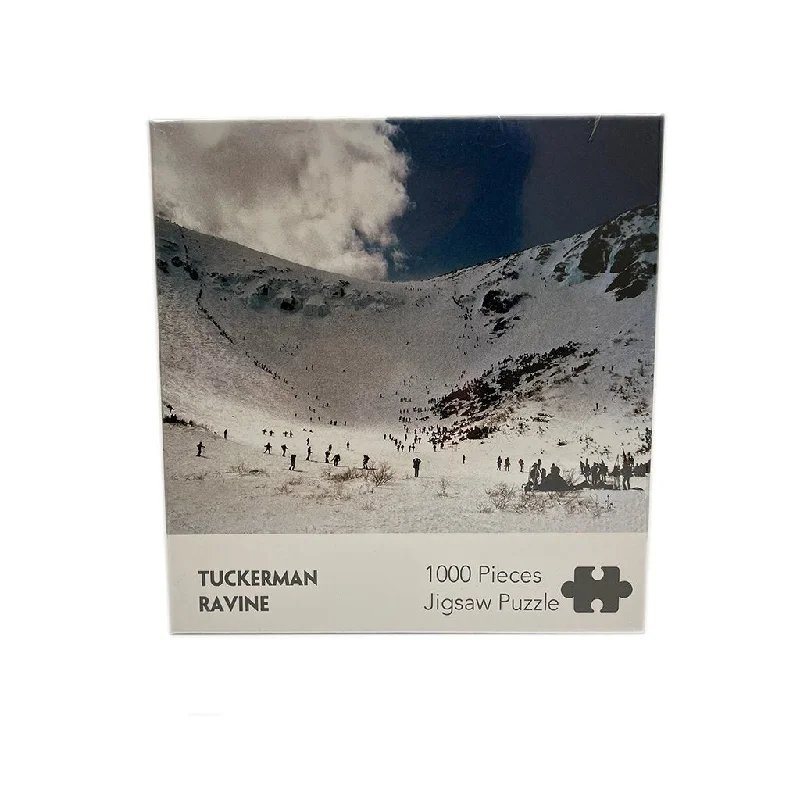Puzzle - shaped coasters for table protection​ Tuckerman's Spring Ski : Tuckerman Ravine Puzzle