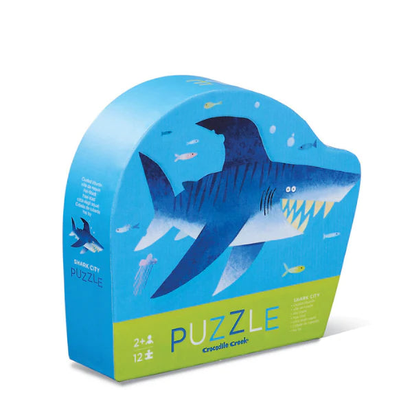 Puzzle - themed sculptures for art galleries​ Crocodile Creek - Puzzle Mini 12pcs Shark City