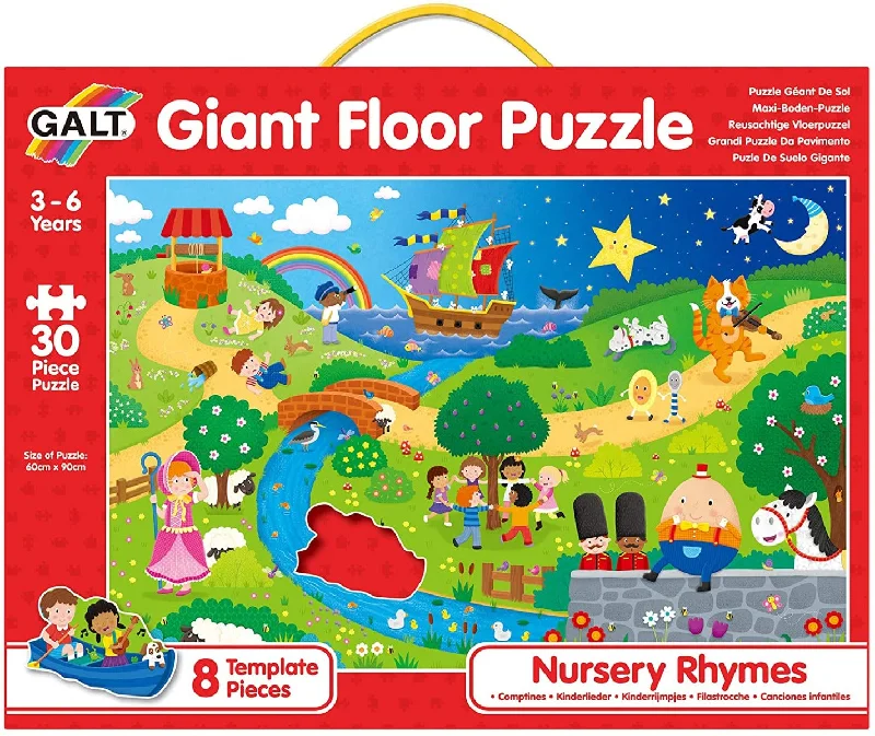 Puzzle - based storytelling activities for kids​ GALT 1005335 Giant Floor Puzzle - Nursery Rhymes