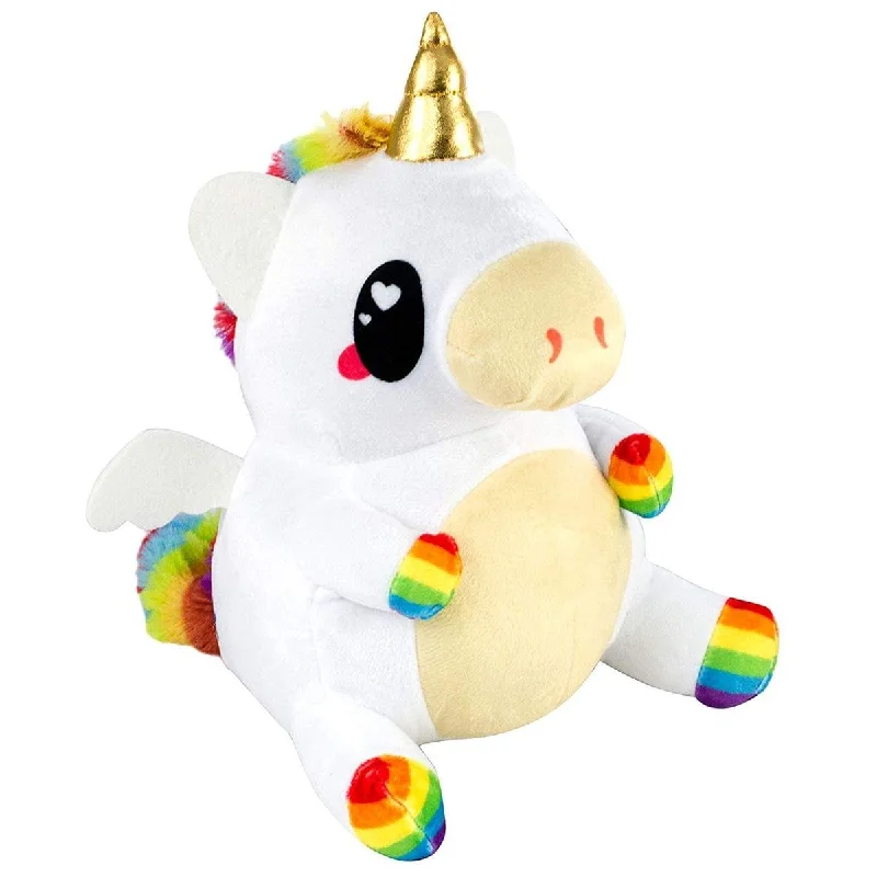 Plush toys for fishermen with fish - net - or fishing - rod - shaped accessories Glitter Galaxy 12-Inch Rainbow White UniCow Collectible Plush Plush toys for fishermen with fish - net - or fishing - rod - shaped accessories Glitter Galaxy 12-Inch Rainbow White UniCow Collectible Plush