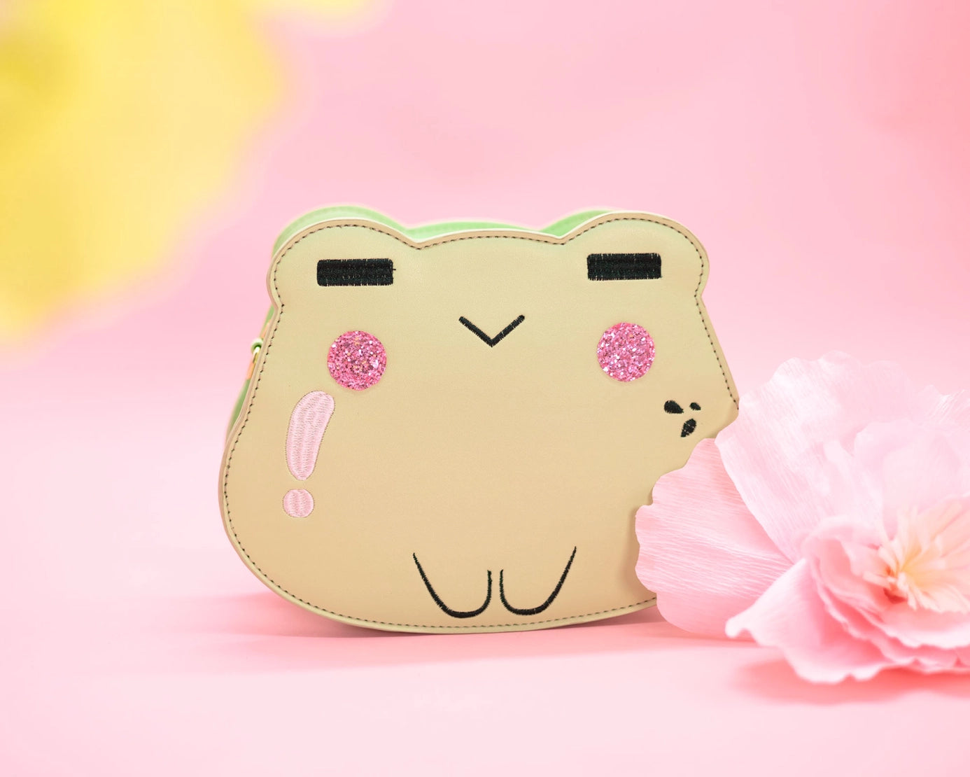 Plush toys for fashionistas in trendy outfits​ Handsome Frog Handbag