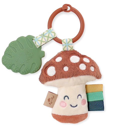 Plush toys for college students' dorm decor​ Itzy Pal™ Plush + Teether Mushroom