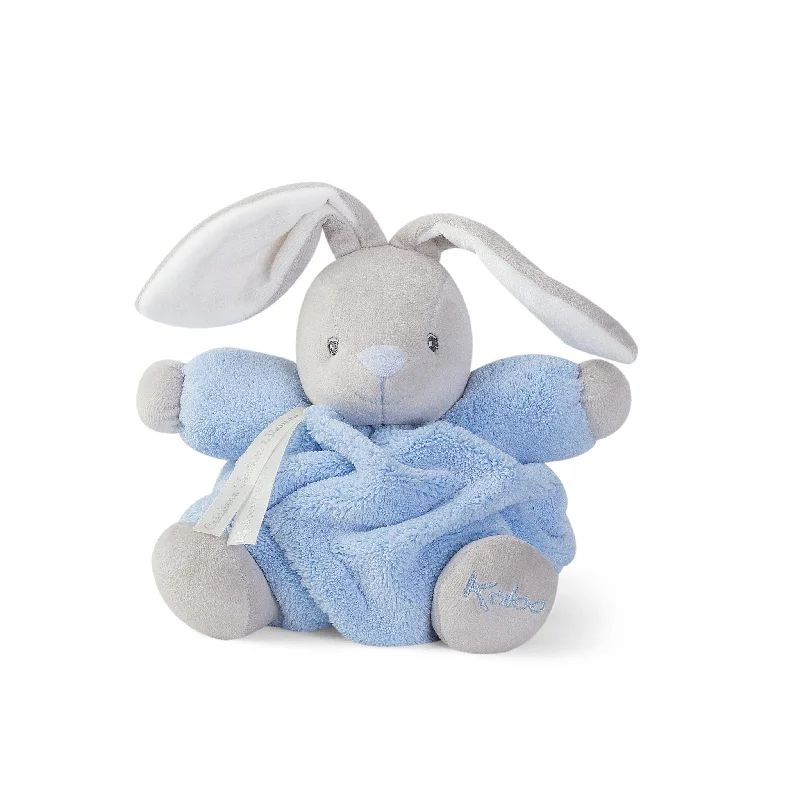 Unicorn plush toys with glittery accents​ Kaloo Plume Small Blue Chubby Rabbit