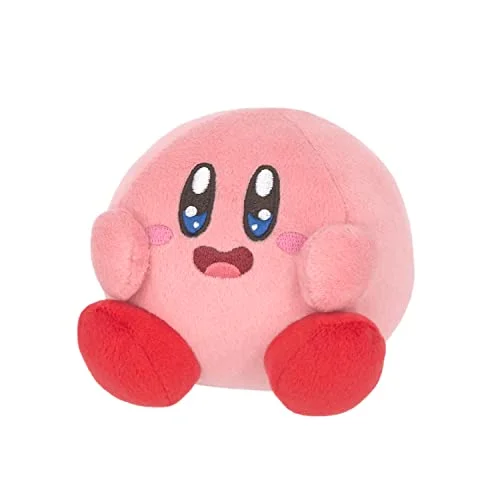 Plush toys for police officers with police - car - or badge - shaped accessories​ Kirby's Dream Buffet KGF-01 Mini Plush Kirby Pink