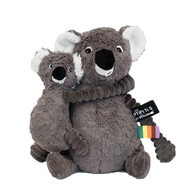 Miniature plush toys for keychain attachments Les Deglingos Ptipotos Trankilou the Koala Plush | Grey Miniature plush toys for keychain attachments Les Deglingos Ptipotos Trankilou the Koala Plush | Grey