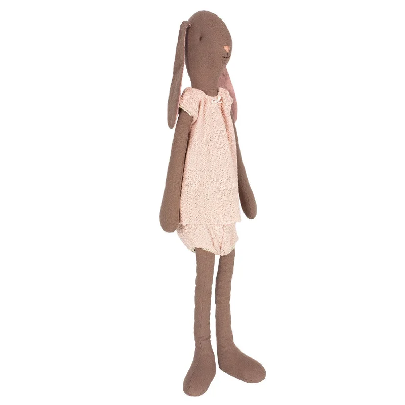 Plush toys for baristas with coffee - bean - shaped accents Maileg Mega Brown Bunny Girl Plush toys for baristas with coffee - bean - shaped accents Maileg Mega Brown Bunny Girl