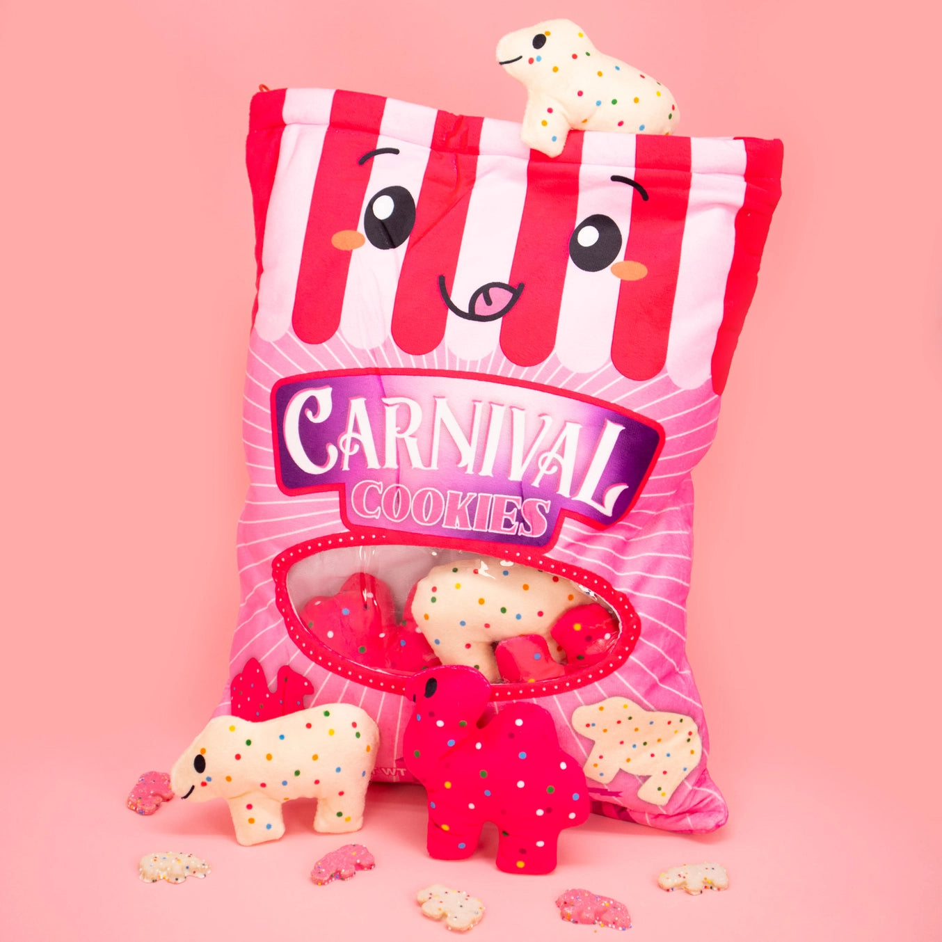 Pirate - themed plush toys with eye patches and hats​ Mini Plushie Carnival Cookies