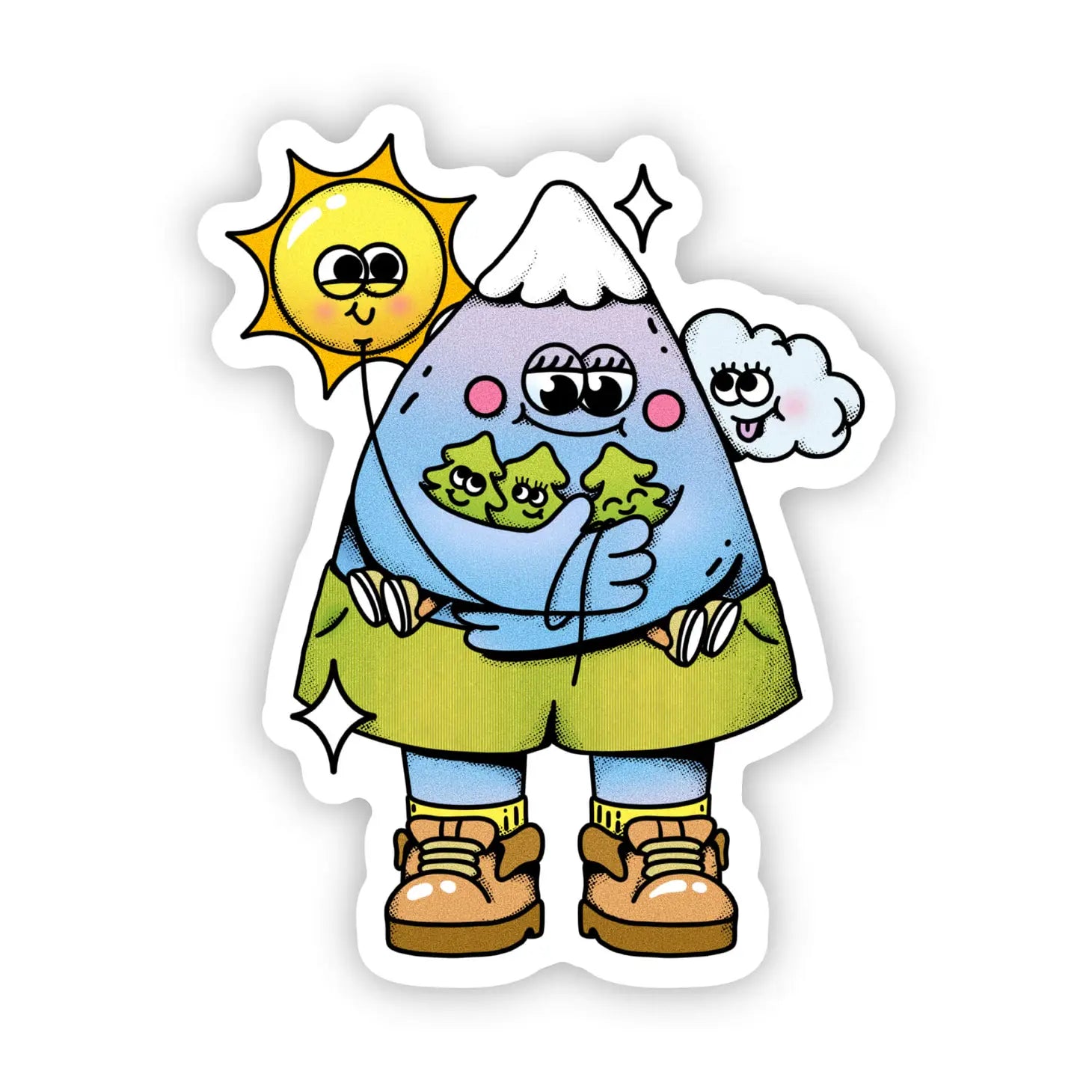 Plush toys for farmers with tractor - or hay - bale - shaped accents Mountain Mama Sticker Plush toys for farmers with tractor - or hay - bale - shaped accents Mountain Mama Sticker