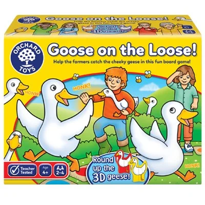 Puzzle - shaped storage boxes for keeping items organized​ Orchard Toys 115 Goose On The Loose