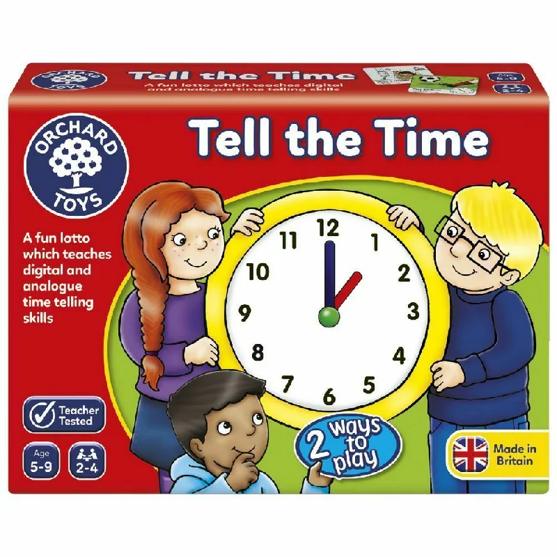 Multi - player cooperative puzzles for group activities​ ORCHARD TOYS TELL THE TIME LOTTO