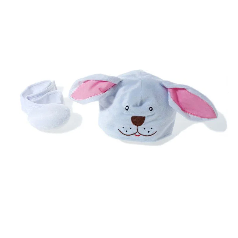 Custom - made plush toys with personalized embroidery Oskar and Ellen Fun Animal Hat Rabbit Custom - made plush toys with personalized embroidery Oskar and Ellen Fun Animal Hat Rabbit