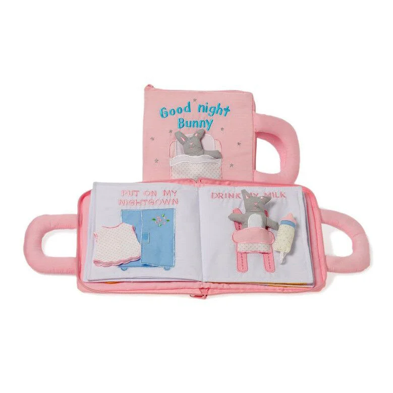 Cat - themed plush toys for feline enthusiasts​ Oskar and Ellen Good Night Bunny Pink