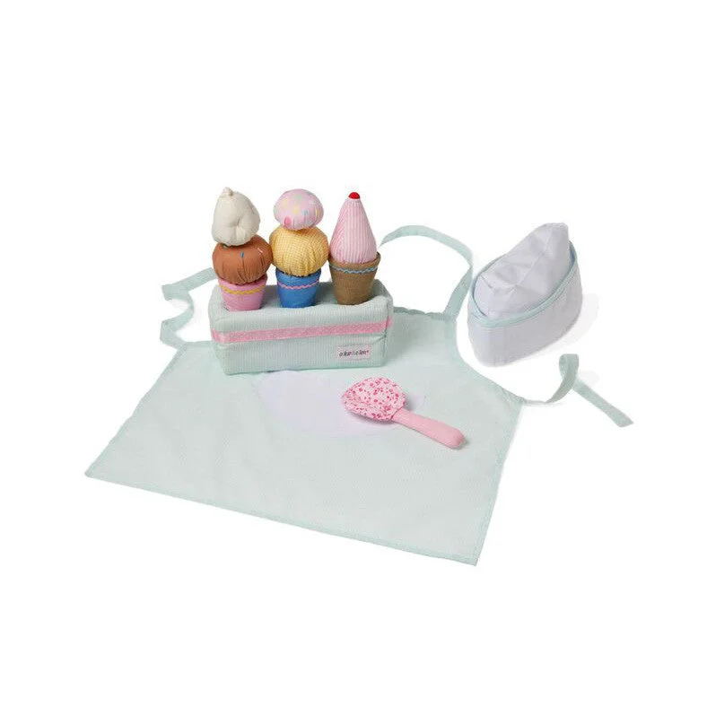 Plush toys for birdwatchers with bird - shaped forms​ Oskar and Ellen Ice Cream Set