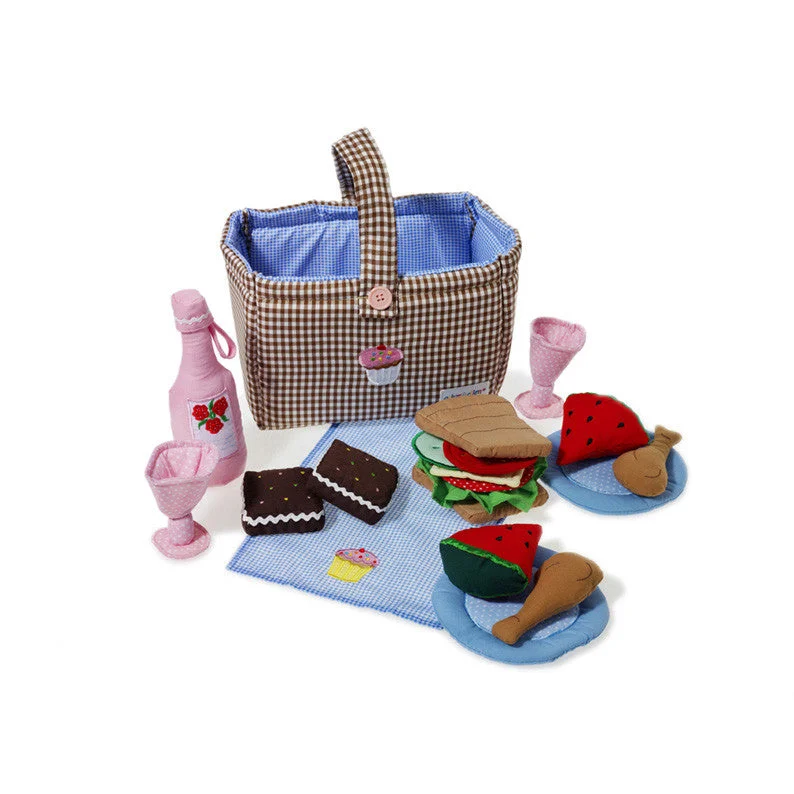 Plush toys for snowboarders with snowboard - shaped accessories Oskar and Ellen Picnic Hamper Plush toys for snowboarders with snowboard - shaped accessories Oskar and Ellen Picnic Hamper