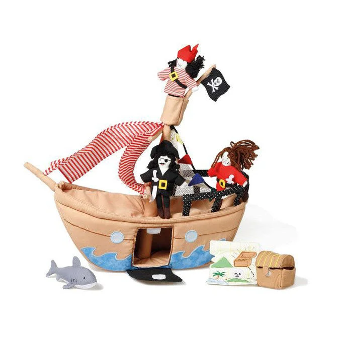 Plush toys for farmers with tractor - or hay - bale - shaped accents Oskar and Ellen The Jolly Roger Pirate Ship Plush toys for farmers with tractor - or hay - bale - shaped accents Oskar and Ellen The Jolly Roger Pirate Ship