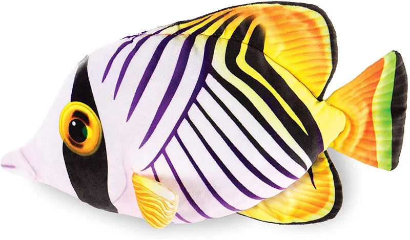 Plush toys for art lovers with artistic patterns Real Planet Butterfly Fish Auriga 15 Inch Realistic Soft Plush Plush toys for art lovers with artistic patterns Real Planet Butterfly Fish Auriga 15 Inch Realistic Soft Plush