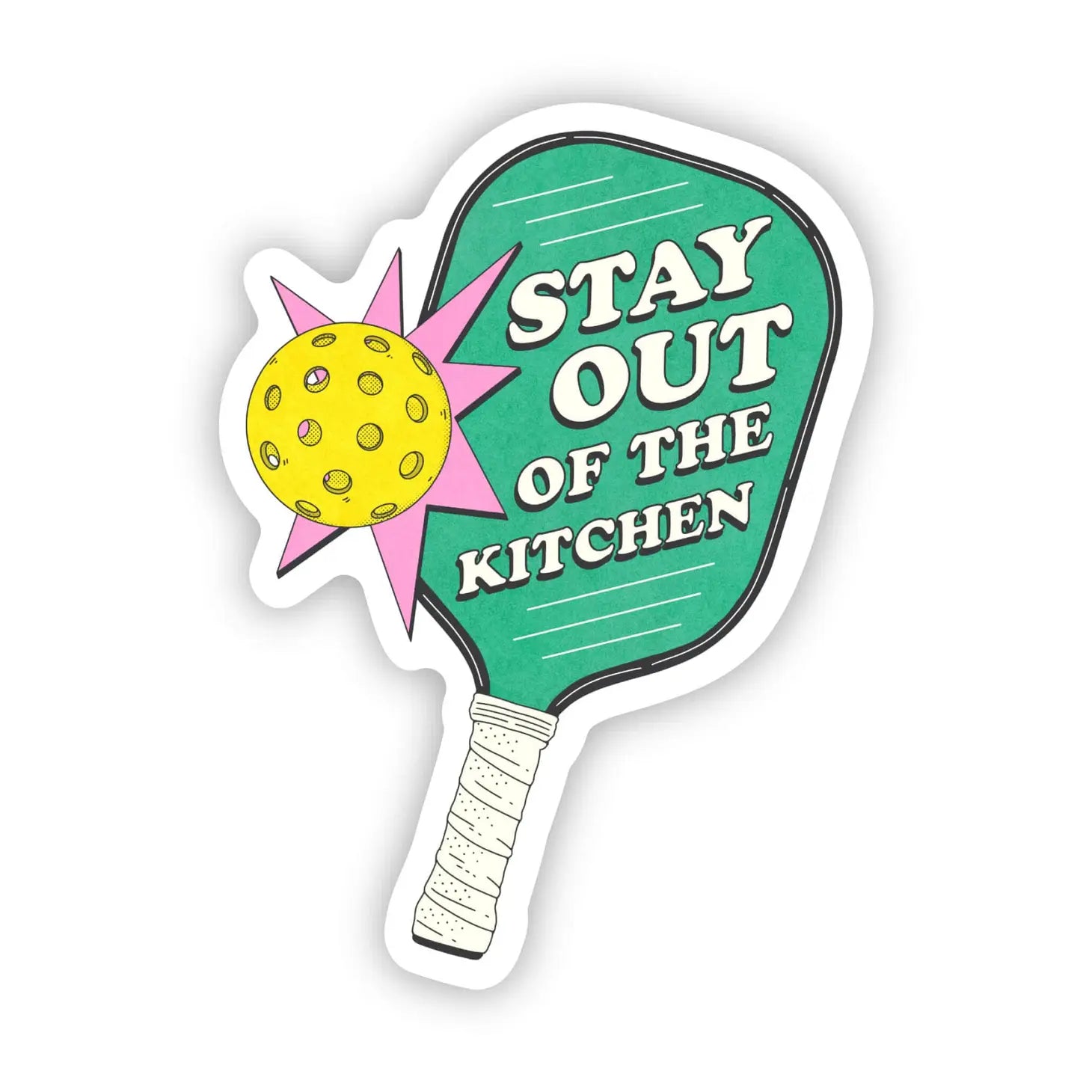 Plush toys for snowboarders with snowboard - shaped accessories “Stay Out of the Kitchen” Pickleball Sticker Plush toys for snowboarders with snowboard - shaped accessories “Stay Out of the Kitchen” Pickleball Sticker