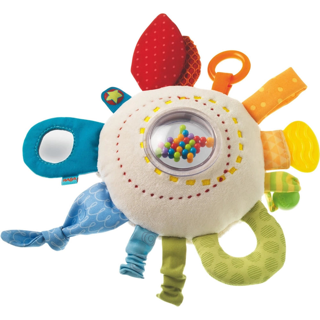 Cat - themed plush toys for feline enthusiasts​ Teether Cuddly Rainbow Round