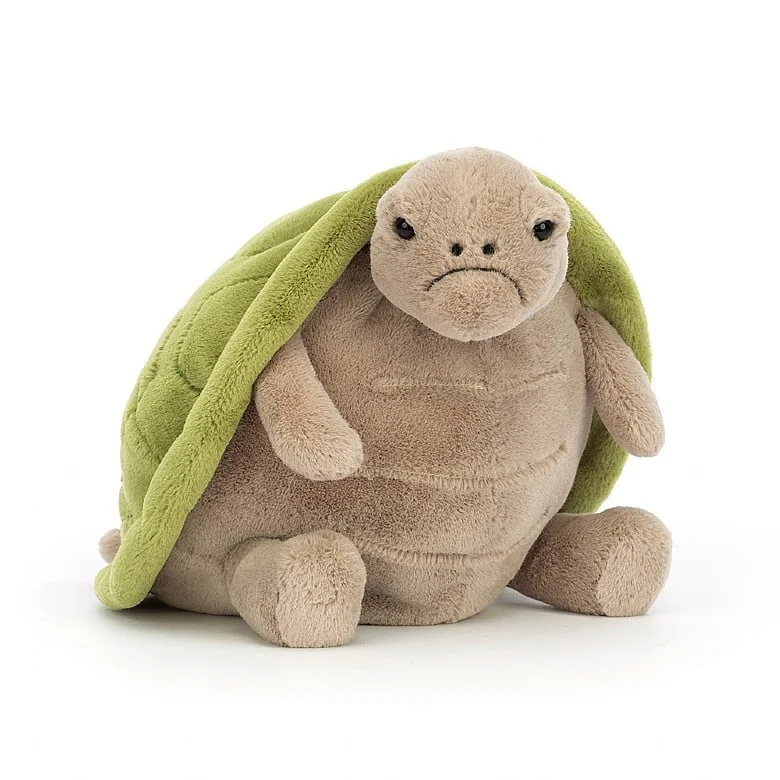 Plush toys for baristas with coffee - bean - shaped accents​ Timmy Turtle