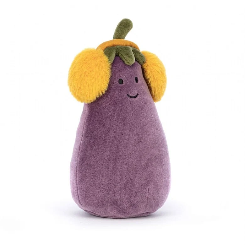 Beach - themed plush toys with seashell details​ Toastie Vivacious Aubergine