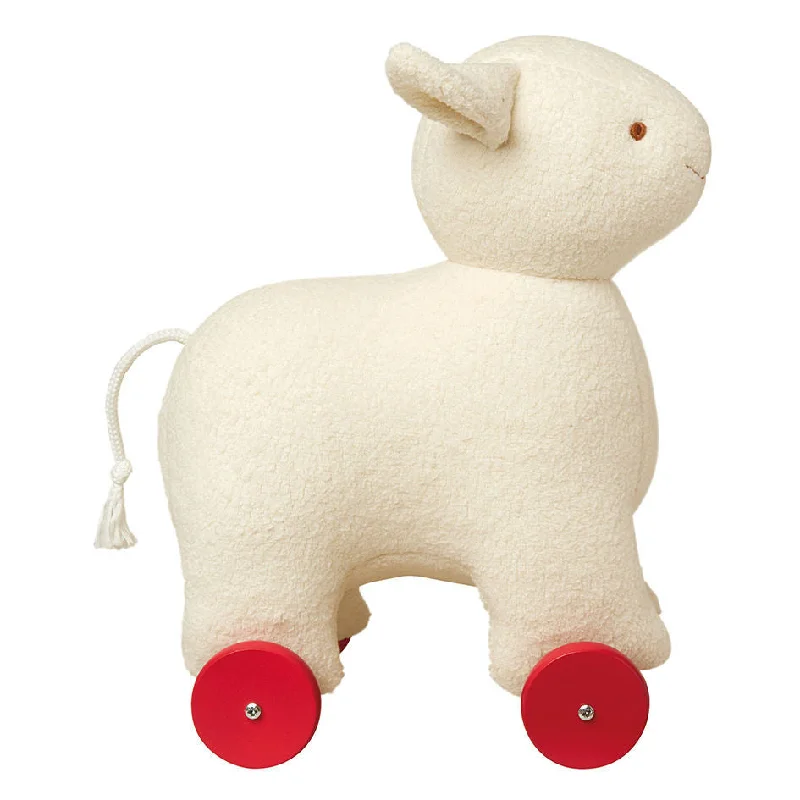 Stress - relieving plush toys for adults in the office​ Trousselier Sheep On Wheels